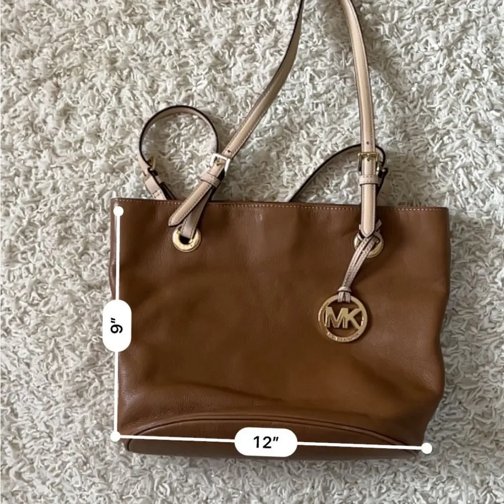 michael kors brown shoulder bag